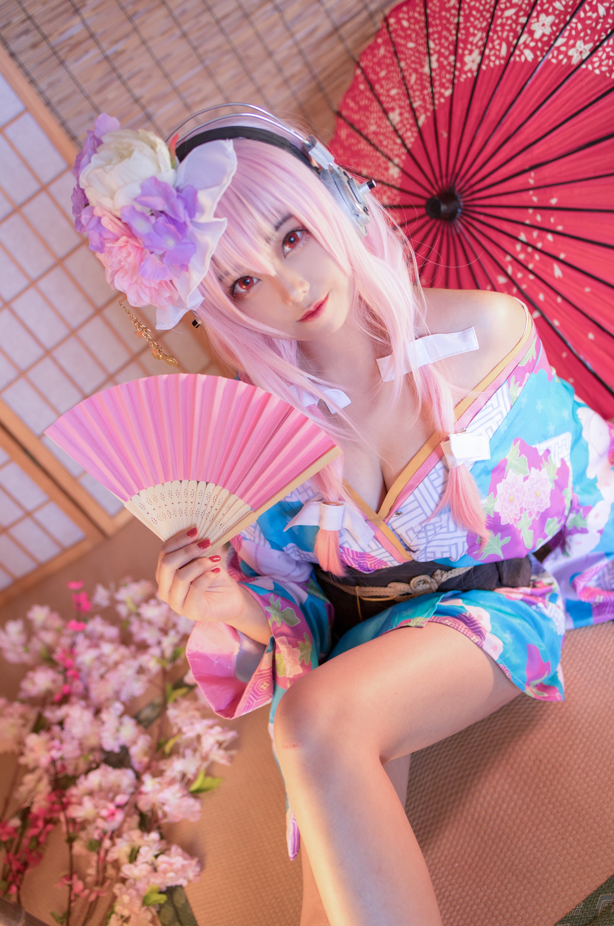 图片[1]-蜜汁猫裘 – NO.019 索尼子和服 [19P]-XikXak